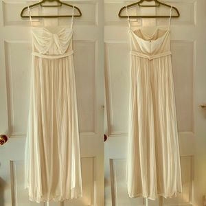 Long Mesh Style-Your-Way 6 Tie Bridesmaid Dress